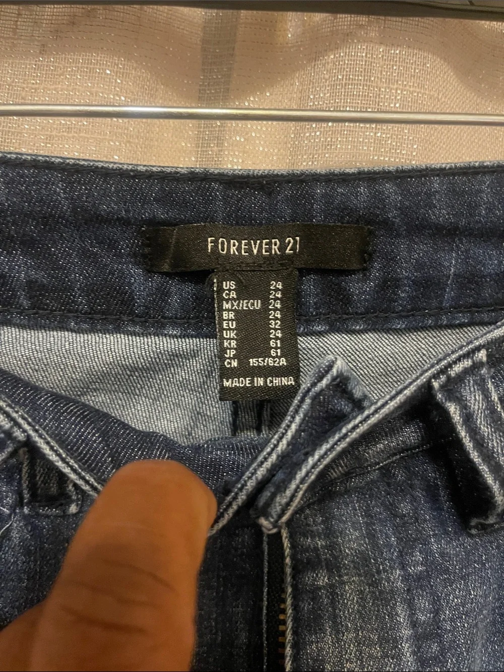 Forever 21 Dark Blue Flared Jeans